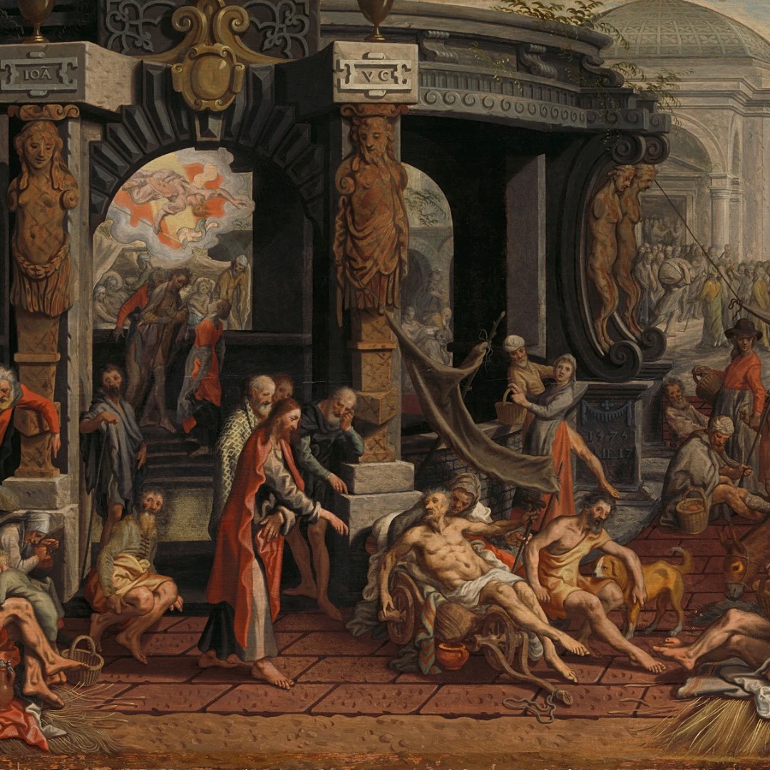 Jesus healing the sick